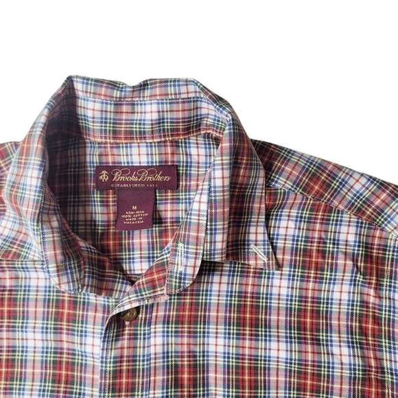 Brooks Brothers Boys Plaid Button Down Medium - Picture 2 of 4